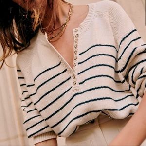 Sezane Striped Sweater